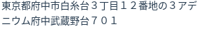 住所(登記所在地)