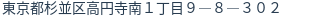 住所（登記所在地）