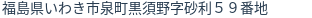 住所(登記所在地)