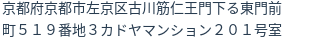 住所（登記所在地）