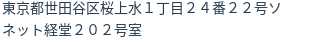 住所（登記所在地）