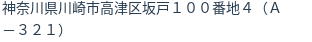住所（登記所在地）