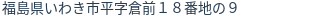 住所(登記所在地)