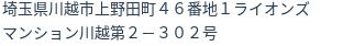 住所(登記所在地)