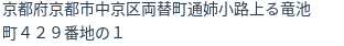 住所(登記所在地)