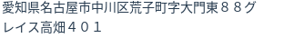 住所(登記所在地)