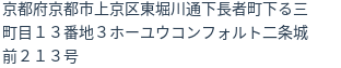 住所(登記所在地)