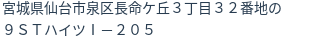 住所（登記所在地）