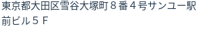 住所（登記所在地）