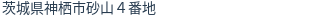 住所（登記所在地）