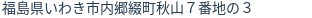 住所(登記所在地)