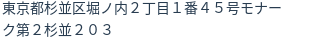 住所(登記所在地)