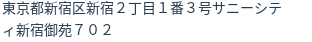 住所(登記所在地)