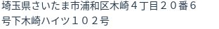 住所（登記所在地）