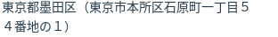 住所（登記所在地）