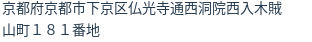 住所(登記所在地)