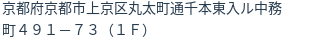 住所(登記所在地)