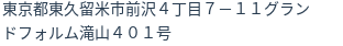 住所（登記所在地）