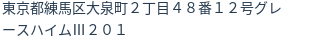 住所（登記所在地）