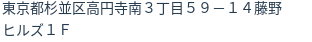 住所（登記所在地）