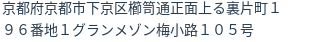 住所（登記所在地）