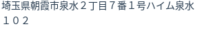 住所（登記所在地）