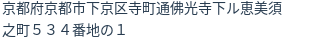 住所(登記所在地)