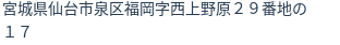 住所(登記所在地)