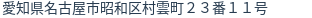 住所（登記所在地）
