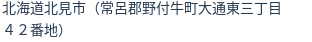 住所(登記所在地)