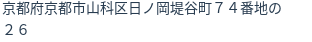 住所(登記所在地)