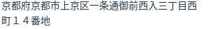住所(登記所在地)