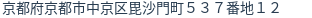 住所(登記所在地)