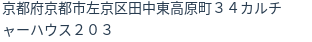 住所（登記所在地）