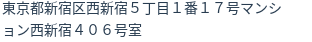 住所（登記所在地）
