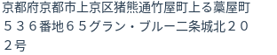 住所(登記所在地)