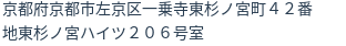 住所（登記所在地）