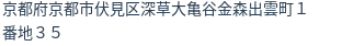 住所（登記所在地）